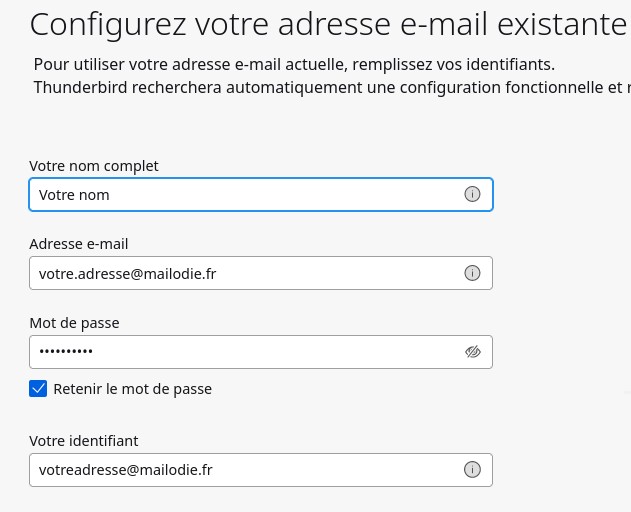 Thunderbird-mailodie-config1